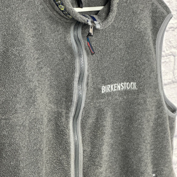 Birkenstock Polartec Fleece Vest – Gray, Full Zip, Outdoor Casual XXL - Picture 7 of 8